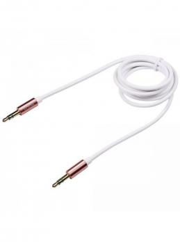 Кабель AUX Rock Audio Cable 3.5мм 1м (RAU0509) белый
