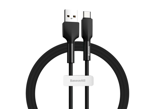 Кабель Baseus Silica gel cable USB For Type-C 1m Черный
